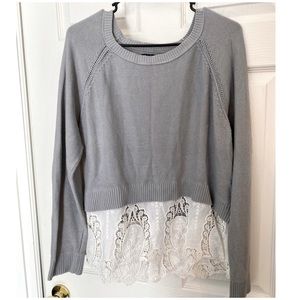 American Eagle Lace Sweater XL